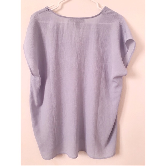 Forever21 Blouse (light baby blue) - Picture 3 of 4